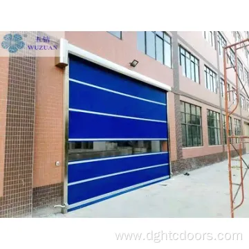 Exterior PVC Roll Up Shutter Door For Factory